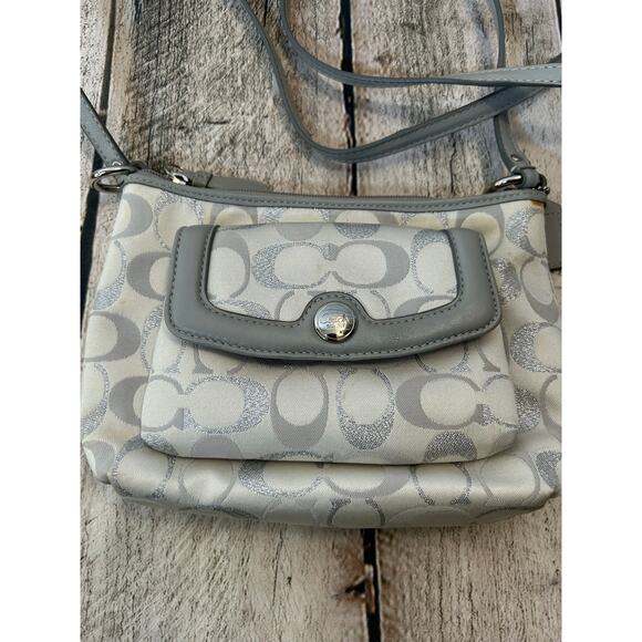 COACH Women’s Penelope Poppy Signature Crossbody Bag - Picture 2 of 10